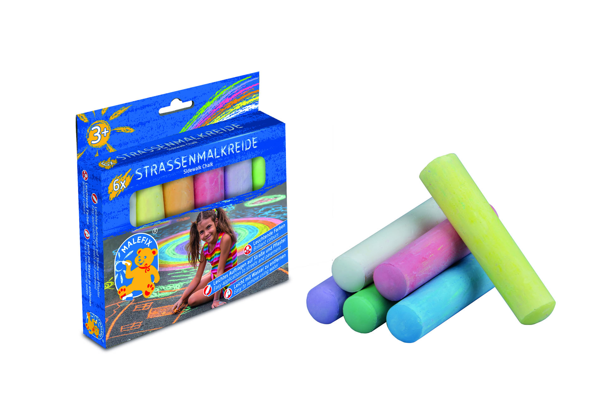 MALEFIX: SIDEWALK CHALK (6 pcs)